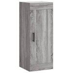 Vidaxl armoire murale sonoma gris 34, 5x34x90 cm bois d'ing�nierie