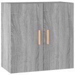 Vidaxl armoire murale sonoma gris 60x30x60 cm bois d'ing�nierie