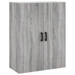 Vidaxl armoire murale sonoma gris 69, 5x34x90 cm
