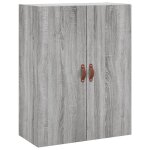 Vidaxl armoire murale sonoma gris 69, 5x34x90 cm