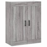 Vidaxl armoire murale sonoma gris 69, 5x34x90 cm bois d'ing�nierie