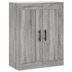 Vidaxl armoire murale sonoma gris 69, 5x34x90 cm bois d'ingnierie