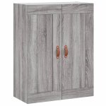 Vidaxl armoire murale sonoma gris 69, 5x34x90 cm bois d'ing�nierie