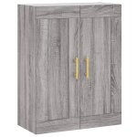 Vidaxl armoire murale sonoma gris 69, 5x34x90 cm bois d'ing�nierie