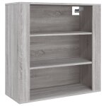 Vidaxl armoire murale sonoma gris 80x33x80 cm bois d'ing�nierie