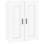 Vidaxl armoire murale suspendue blanc 69, 5x32, 5x90 cm