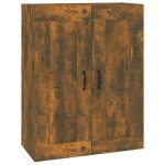 Vidaxl armoire murale suspendue ch�ne fum� 69, 5x32, 5x90 cm