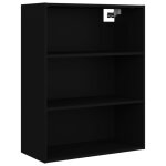 Vidaxl armoire murale suspendue noir 69, 5x32, 5x90 cm