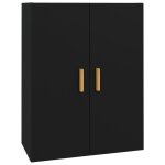 Vidaxl armoire murale suspendue noir 69, 5x34x90 cm