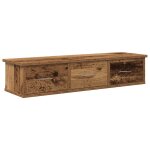 Vidaxl armoire murale vieux bois 88x26x18, 5 cm bois d'ing�nierie