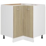 Vidaxl armoire de plancher d'angle  lyon  chne sonoma