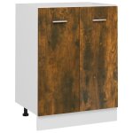 Vidaxl meuble bas lyon chêne fumé 60 x 46 x 81, 5 cm bois d'ingénierie Vidaxl meuble bas lyon chêne fumé 60 x 46 x 81, 5 cm bois d'ingénierie