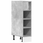 Vidaxl meuble bas riga gris béton 20 x 44, 5 x 81, 5 cm bois d'ingénierie Vidaxl meuble bas riga gris béton 20 x 44, 5 x 81, 5 cm bois d'ingénierie