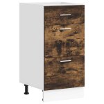 Vidaxl meuble bas lyon chêne fumé 40 x 46 x 81, 5 cm bois d'ingénierie Vidaxl meuble bas lyon chêne fumé 40 x 46 x 81, 5 cm bois d'ingénierie