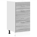 Vidaxl meuble bas lyon gris sonoma 40 x 46 x 81, 5 cm bois d'ingénierie Vidaxl meuble bas lyon gris sonoma 40 x 46 x 81, 5 cm bois d'ingénierie