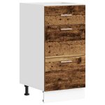 Vidaxl meuble bas  lyon  bois ancien 40 x 46 x 81, 5 cm bois d'ingnierie