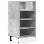 Vidaxl meuble bas  riga  gris bton 40x44, 5x81, 5cm bois d'ingnierie