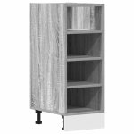 Vidaxl meuble bas riga gris sonoma 30 x 44, 5 x 81, 5 cm bois d'ingénierie Vidaxl meuble bas riga gris sonoma 30 x 44, 5 x 81, 5 cm bois d'ingénierie