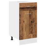 Vidaxl armoire � tiroirs  lyon  bois ancien 40 x 46 x 81, 5 cm bois d'ing�nierie