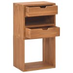 Vidaxl armoire de rangement 40x30x76 cm bois de teck massif