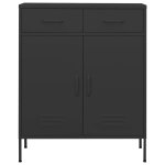 Vidaxl armoire de rangement anthracite 80x35x101, 5 cm acier