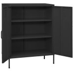 Vidaxl armoire de rangement anthracite 80x35x101, 5 cm acier