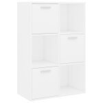 Vidaxl armoire de rangement blanc 60x29, 5x90 cm bois d'ingnierie