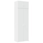 Vidaxl armoire de rangement blanc 70x42, 5x225 cm bois d'ing�nierie