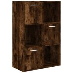 Vidaxl armoire de rangement chne fum 60x29, 5x90 cm