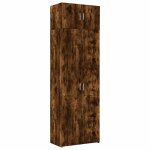 Vidaxl armoire de rangement ch�ne fum� 70x42, 5x225cm bois d'ing�nierie