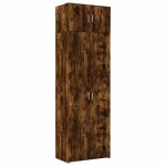 Vidaxl armoire de rangement ch�ne fum� 70x42, 5x225cm bois d'ing�nierie