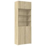 Vidaxl armoire de rangement ch�ne sonoma 80x42, 5x225 cm