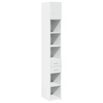 Vidaxl armoire de rangement mince blanc 30x42, 5x225 cm