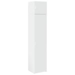 Vidaxl armoire de rangement mince blanc 45x42, 5x225 cm