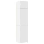 Vidaxl armoire de rangement mince blanc 50x42, 5x225 cm