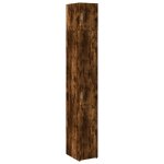 Vidaxl armoire de rangement mince chne fum 30x42, 5x225 cm