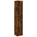Vidaxl armoire de rangement mince chne fum 40x42, 5x225 cm