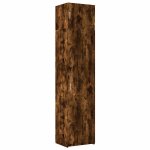 Vidaxl armoire de rangement mince ch�ne fum� 50x42, 5x225 cm