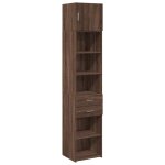 Vidaxl armoire de rangement mince chêne marron 45x42, 5x225 cm Vidaxl armoire de rangement mince chêne marron 45x42, 5x225 cm