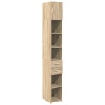Vidaxl armoire de rangement mince chne sonoma 30x42, 5x225 cm