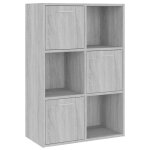 Vidaxl armoire de rangement sonoma gris 60x29, 5x90 cm