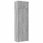 Vidaxl armoire de rangement sonoma gris 70x42, 5x225 cm