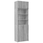 Vidaxl armoire de rangement sonoma gris 70x42, 5x225 cm