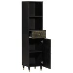Vidaxl armoire de salle de bain 38x33x160 cm bois massif de manguier