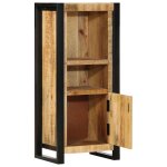 Vidaxl armoire de salle de bain 40x30x90 cm bois manguier massif brut