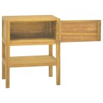 Vidaxl armoire de salle de bain 60x40x75 cm bois de teck solide