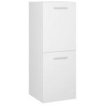 Vidaxl armoire de salle de bain blanc 30x30x80 cm bois d?ingnierie