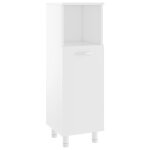 Vidaxl armoire de salle de bain blanc 30x30x95 cm bois d'ingénierie Vidaxl armoire de salle de bain blanc 30x30x95 cm bois d'ingénierie