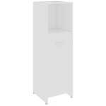 Vidaxl armoire de salle de bain blanc 30x30x95 cm bois d'ing�nierie