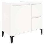 Vidaxl armoire de salle de bain blanc 65x33x60 cm bois d'ing�nierie